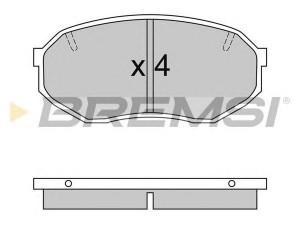 BREMSI BP2421 stabdžių trinkelių rinkinys, diskinis stabdys 
 Techninės priežiūros dalys -> Papildomas remontas
H2603328Z, H2603328ZA, H2603328ZB