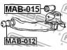 FEBEST MAB-015 valdymo svirties/išilginių svirčių įvorė 
 Ašies montavimas/vairavimo mechanizmas/ratai -> Valdymo svirtis/pasukamosios svirties sujungimas -> Montavimas/sutvirtinimas
MB109662, MB109662, MB109662