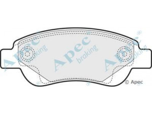 APEC braking PAD1460 stabdžių trinkelių rinkinys, diskinis stabdys 
 Techninės priežiūros dalys -> Papildomas remontas
425328, 425327, 044650H020