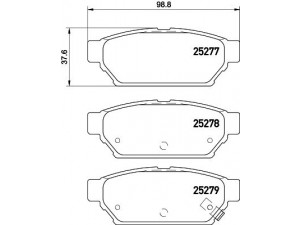 MINTEX MDB3229 stabdžių trinkelių rinkinys, diskinis stabdys 
 Techninės priežiūros dalys -> Papildomas remontas
MN116770
