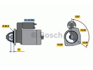 BOSCH 0 001 231 032 starteris 
 Elektros įranga -> Starterio sistema -> Starteris