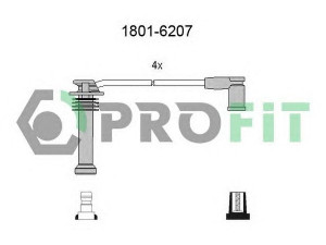 PROFIT 1801-6207 uždegimo laido komplektas 
 Kibirkšties / kaitinamasis uždegimas -> Uždegimo laidai/jungtys
