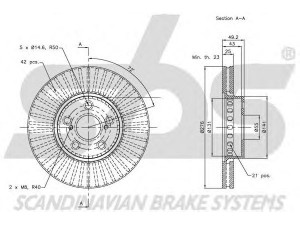 sbs 1815314595 stabdžių diskas 
 Dviratė transporto priemonės -> Stabdžių sistema -> Stabdžių diskai / priedai
4351205060, 4351220730
