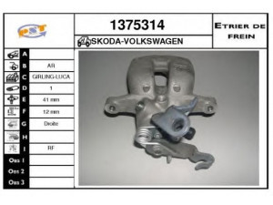 SNRA 1375314 stabdžių apkaba 
 Dviratė transporto priemonės -> Stabdžių sistema -> Stabdžių apkaba / priedai
1J0615424C, 1K0615424, 1K0615424C