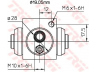TRW BWD119A rato stabdžių cilindras 
 Stabdžių sistema -> Ratų cilindrai
550133, 550141, 550144, 550153