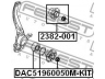 FEBEST 2382-001 rato stebulė
7H0401611H, 7L0498611