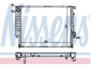 NISSENS 60619A radiatorius, variklio aušinimas 
 Aušinimo sistema -> Radiatorius/alyvos aušintuvas -> Radiatorius/dalys
1.468.078, 1.702.765, 1.719.260