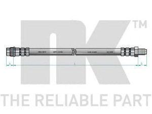 NK 853744 stabdžių žarnelė 
 Stabdžių sistema -> Stabdžių žarnelės
4806A0