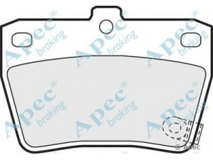APEC braking PAD1196 stabdžių trinkelių rinkinys, diskinis stabdys 
 Techninės priežiūros dalys -> Papildomas remontas
0446642020, 0446642030, 0446642040