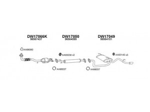 VENEPORTE 170012 išmetimo sistema 
 Išmetimo sistema -> Išmetimo sistema, visa