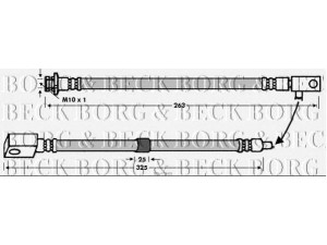 BORG & BECK BBH7649 stabdžių žarnelė 
 Stabdžių sistema -> Stabdžių žarnelės
46210-CD000, 46210-CD00A