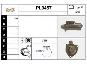 SNRA PL9457 starteris
611083611