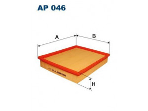 FILTRON AP046 oro filtras 
 Techninės priežiūros dalys -> Techninės priežiūros intervalai
382, 1024245, 1579565, 1579605