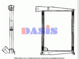 AKS DASIS 467004N tarpinis suslėgto oro aušintuvas, kompresorius