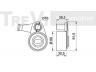 TREVI AUTOMOTIVE TD1382 įtempiklio skriemulys, paskirstymo diržas 
 Techninės priežiūros dalys -> Papildomas remontas
1350517010, 1350517011, 9050727003
