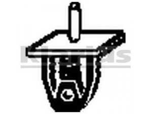 KLARIUS 420467 laikantysis rėmas, duslintuvas
1755F4, 1755J7, 1755J8, 1755F4