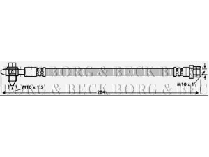 BORG & BECK BBH7923 stabdžių žarnelė 
 Stabdžių sistema -> Stabdžių žarnelės
1K0611776, 1K0 611 776, 1K0611776
