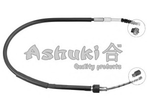 ASHUKI HRK13052 trosas, stovėjimo stabdys 
 Stabdžių sistema -> Valdymo svirtys/trosai