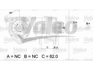 VALEO 437493 kintamosios srovės generatorius 
 Elektros įranga -> Kint. sr. generatorius/dalys -> Kintamosios srovės generatorius
058903016C, 058903016CX, 58903016C