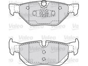 VALEO 598703 stabdžių trinkelių rinkinys, diskinis stabdys 
 Techninės priežiūros dalys -> Papildomas remontas
34 21 6 767 150, 34 21 6 773 161