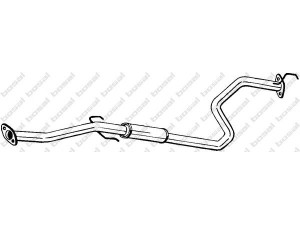 BOSAL 292-349 vidurinis duslintuvas 
 Išmetimo sistema -> Duslintuvas
18220-ST3-E50, 18220-ST3-E51