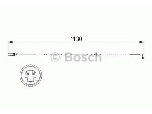 BOSCH 1 987 473 505 įspėjimo kontaktas, stabdžių trinkelių susidėvėjimas 
 Stabdžių sistema -> Susidėvėjimo indikatorius, stabdžių trinkelės
34 35 6 790 341