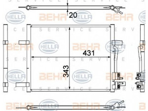HELLA 8FC 351 304-791 kondensatorius, oro kondicionierius 
 Oro kondicionavimas -> Kondensatorius
1 061 251, XS5H19710AA