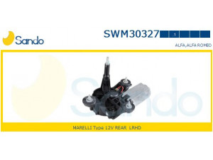SANDO SWM30327.1 valytuvo variklis 
 Priekinio stiklo valymo sistema -> Varikliukas, priekinio stiklo valytuvai
50517027, 60685159