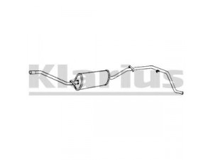 KLARIUS 260363 galinis duslintuvas 
 Išmetimo sistema -> Duslintuvas
147253609, 147253609, 147253609