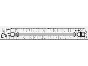 BORG & BECK BBH7855 stabdžių žarnelė 
 Stabdžių sistema -> Stabdžių žarnelės
12841242