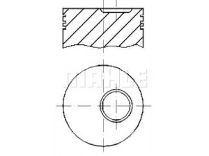 MAHLE ORIGINAL SS0590600 stūmoklis