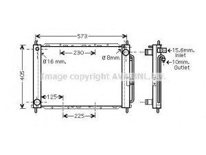 AVA QUALITY COOLING RTM405 aušintuvo modulis 
 Aušinimo sistema -> Aušinimo modulis
8200134606, 8200149953, 8200289181