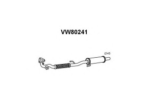 VENEPORTE VW80241 priekinis duslintuvas
5Z0253059H