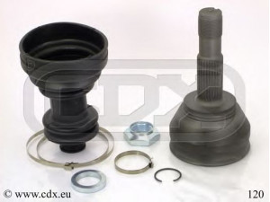 CDX 120 jungčių komplektas, kardaninis velenas 
 Ratų pavara -> Sujungimai/komplektas
32727N, 327285, 32736R, 32736S