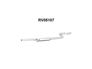VENEPORTE RV05107 vidurinis duslintuvas 
 Išmetimo sistema -> Duslintuvas
GEX33073, GEX33073