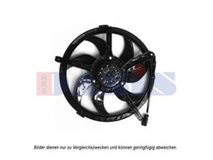 AKS DASIS 058077N ventiliatorius, radiatoriaus 
 Aušinimo sistema -> Oro aušinimas
17422754854, 17427541842, 2754854