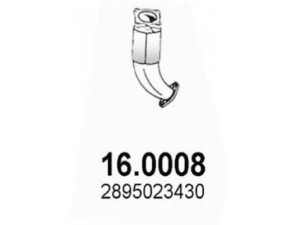 ASSO 16.0008 katalizatoriaus keitiklis 
 Išmetimo sistema -> Katalizatoriaus keitiklis
2895023430
