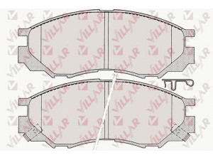 VILLAR 626.0686 stabdžių trinkelių rinkinys, diskinis stabdys 
 Techninės priežiūros dalys -> Papildomas remontas
DBP511119, MN102609, MR205256, MR205257