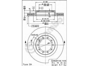 BREMBO 09.7262.10 stabdžių diskas 
 Dviratė transporto priemonės -> Stabdžių sistema -> Stabdžių diskai / priedai
5010260604