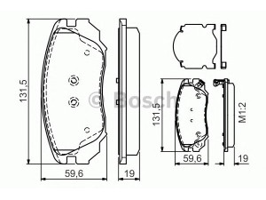 BOSCH 0 986 TB3 168 stabdžių trinkelių rinkinys, diskinis stabdys 
 Techninės priežiūros dalys -> Papildomas remontas
13237750, 13312895, 1605185, 1605236