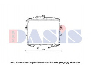 AKS DASIS 560066N radiatorius, variklio aušinimas 
 Aušinimo sistema -> Radiatorius/alyvos aušintuvas -> Radiatorius/dalys
253104F210, 253104F400