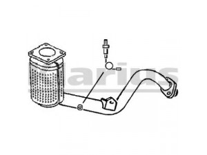 KLARIUS 322221 katalizatoriaus keitiklis 
 Išmetimo sistema -> Katalizatoriaus keitiklis
1731PQ, 1731PQ