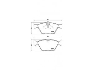 BREMBO P 06 040 stabdžių trinkelių rinkinys, diskinis stabdys 
 Techninės priežiūros dalys -> Papildomas remontas
34112288856, 34112288857, 34116771972