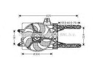 AVA QUALITY COOLING FT7285 ventiliatorius, radiatoriaus 
 Aušinimo sistema -> Oro aušinimas
46427347, 46541535, 7741201, 46427347