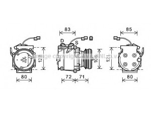 AVA QUALITY COOLING HDK246 kompresorius, oro kondicionierius 
 Oro kondicionavimas -> Kompresorius/dalys
38810P2A016