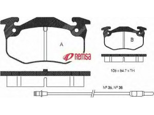 METZGER 0144.24 stabdžių trinkelių rinkinys, diskinis stabdys 
 Techninės priežiūros dalys -> Papildomas remontas
95589273, 95624484, 6000 008 125
