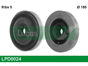 LUCAS ENGINE DRIVE LPD0024 skriemulys, alkūninis velenas 
 Diržinė pavara -> Dirželio skriemulys
46544615, 46742884, 55184474, 55187707