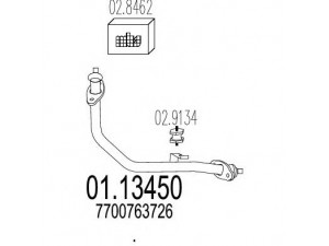 MTS 01.13450 išleidimo kolektorius 
 Išmetimo sistema -> Išmetimo vamzdžiai
7700763726