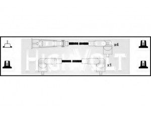 STANDARD OEF656 uždegimo laido komplektas 
 Kibirkšties / kaitinamasis uždegimas -> Uždegimo laidai/jungtys
030 905 430 E, 030 905 430 F, 030 905 430 G