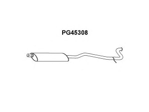 VENEPORTE PG45308 priekinis duslintuvas 
 Išmetimo sistema -> Duslintuvas
171761, 171786